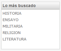 Buscar por materias: Lo más buscado.