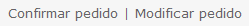 Confirmar pedido