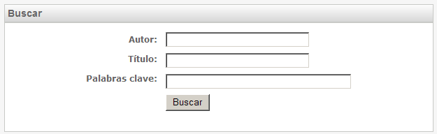 Formulario de búsqueda